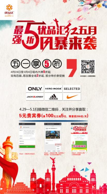 優品匯紅5月，最強5折風暴來襲